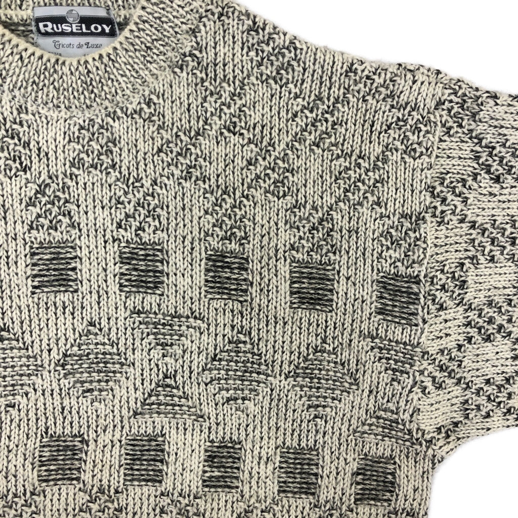 90s RUSELOY Tricots de Luxe Crewneck Sweater