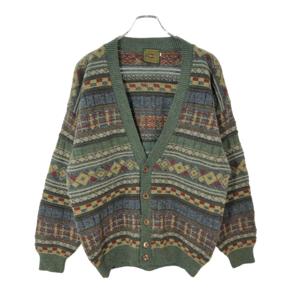 90s NOBA1950 Patterned Cardigan