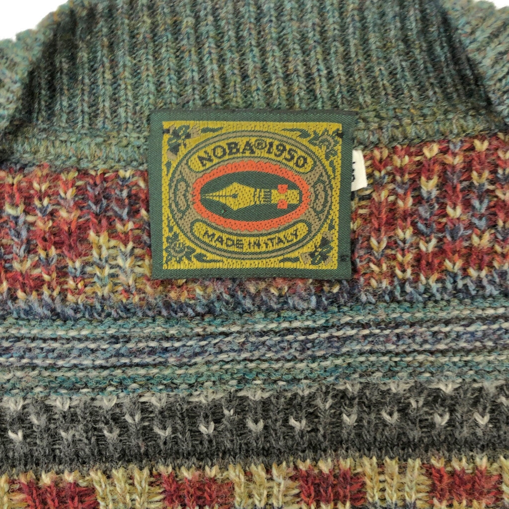 90s NOBA1950 Patterned Cardigan