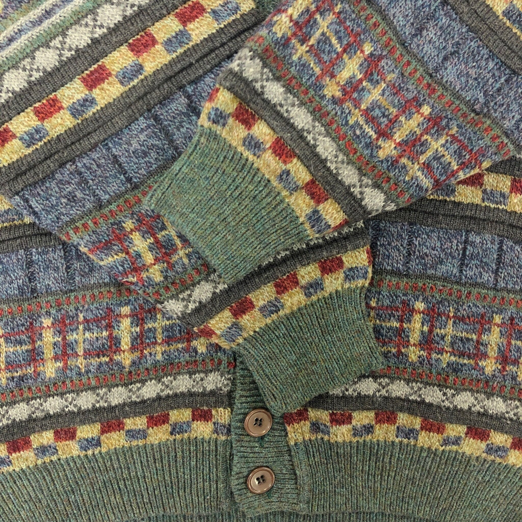 90s NOBA1950 Patterned Cardigan