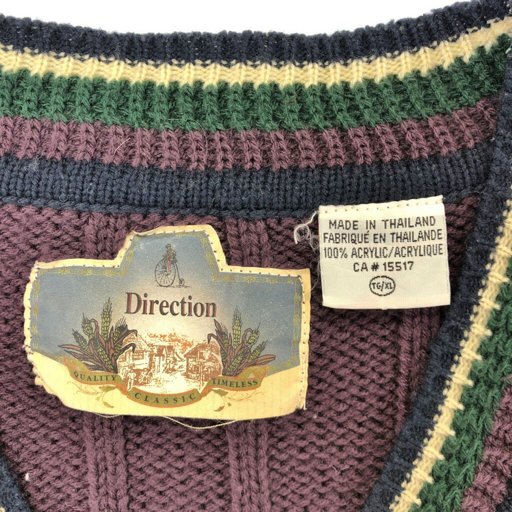 90s Direction Tilden V-Neck Sweater