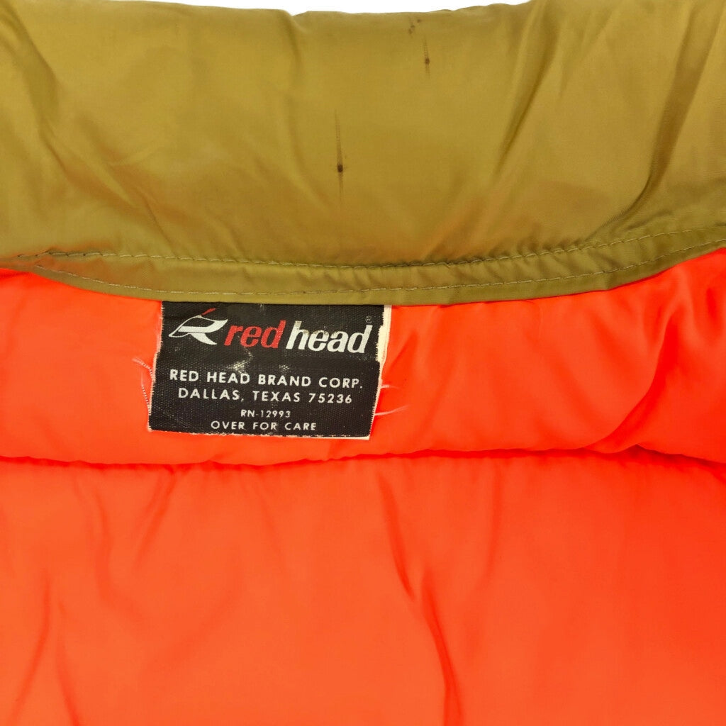 70s RED HEAD Padded Vest