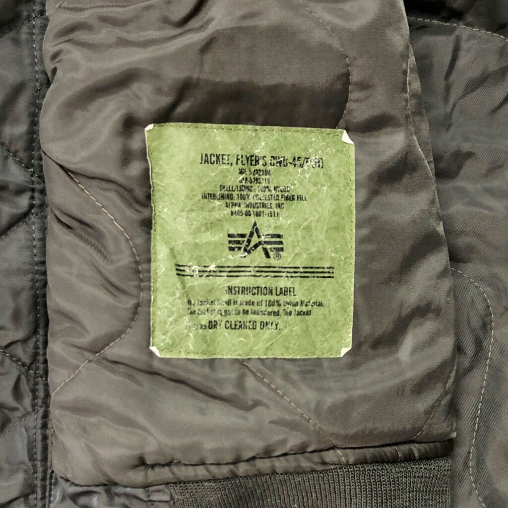ALPHA INDUSTRIES CWU-45/P Flight Jacket Military Jacket