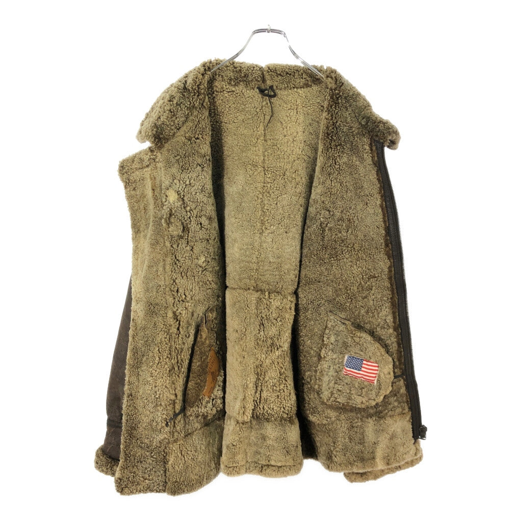 ORIGINAL SHEARLING Ranchero B-3 Flight Jacket Leather Jacket