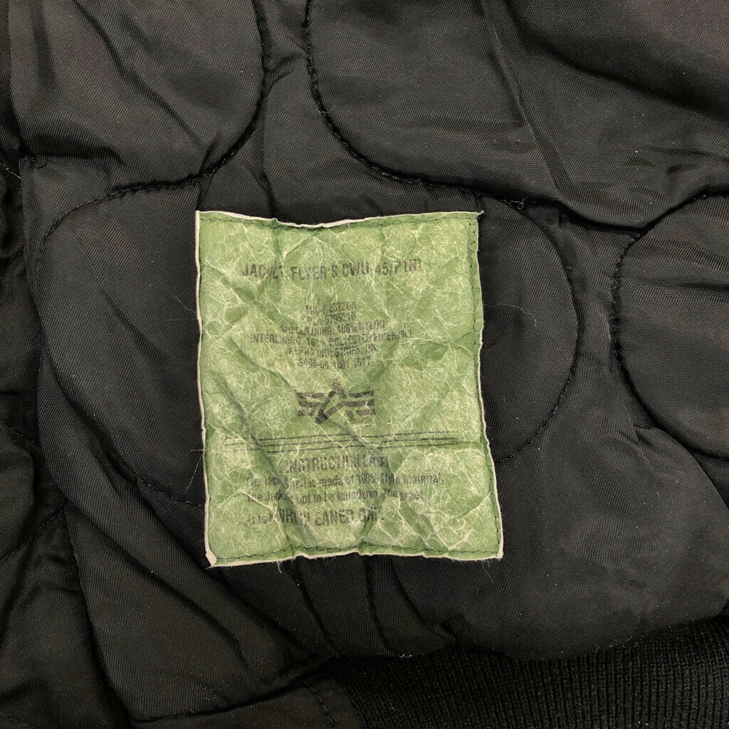 ALPHA INDUSTRIES CWU-45/P Flight Jacket Military Jacket