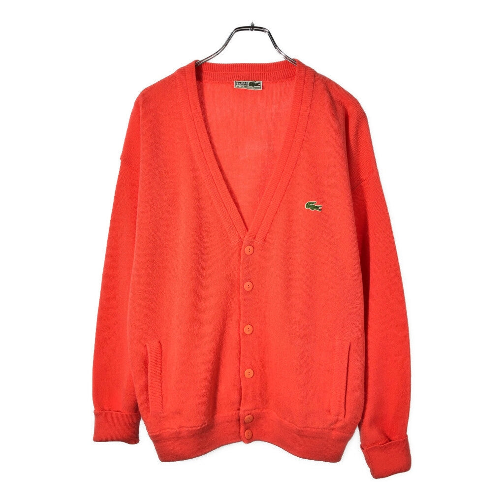 80s CHEMISE LACOSTE Plain Cardigan
