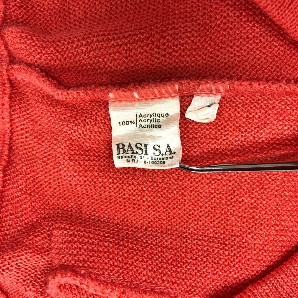 80s CHEMISE LACOSTE Plain Cardigan