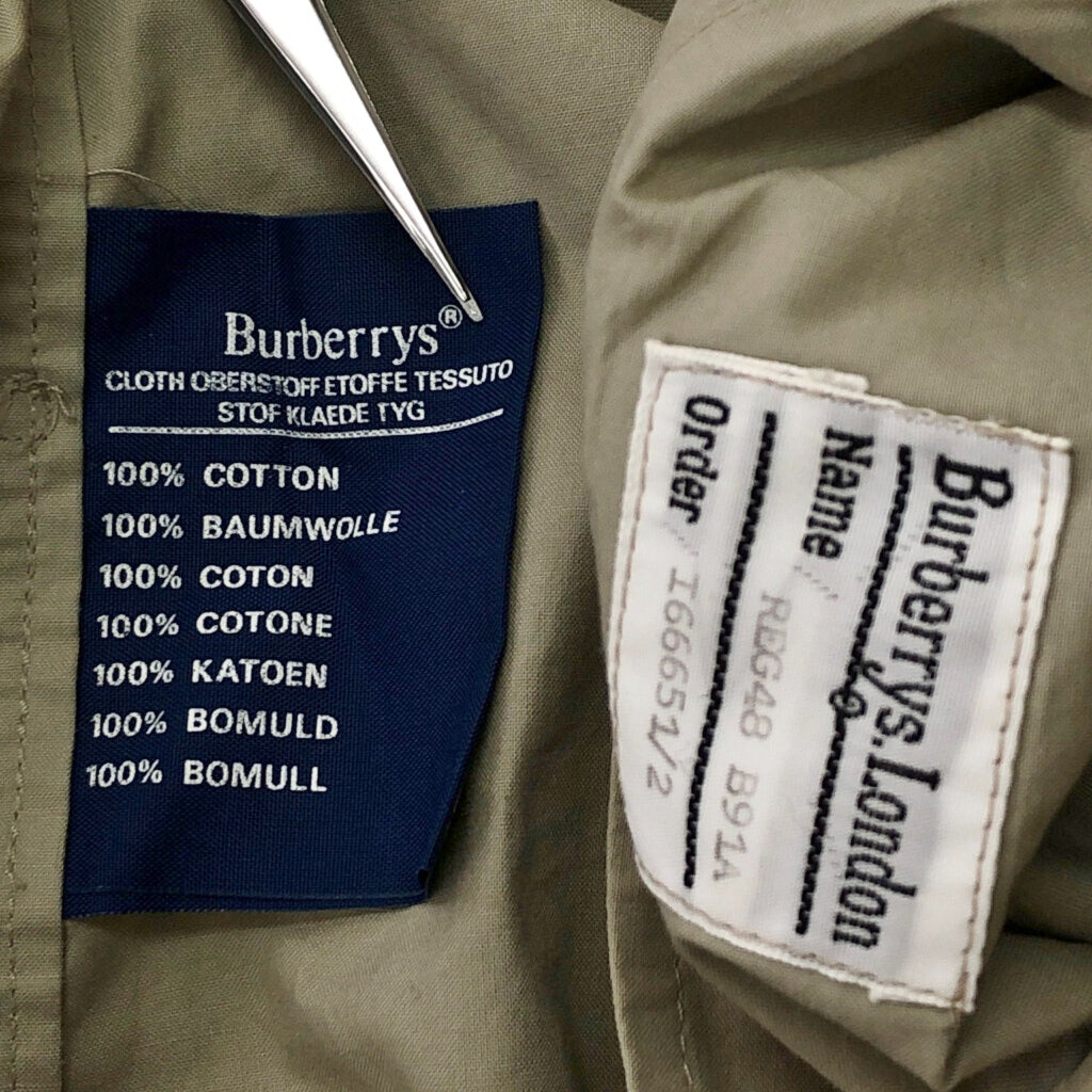 90s Burberrys Soutien Collar Coat