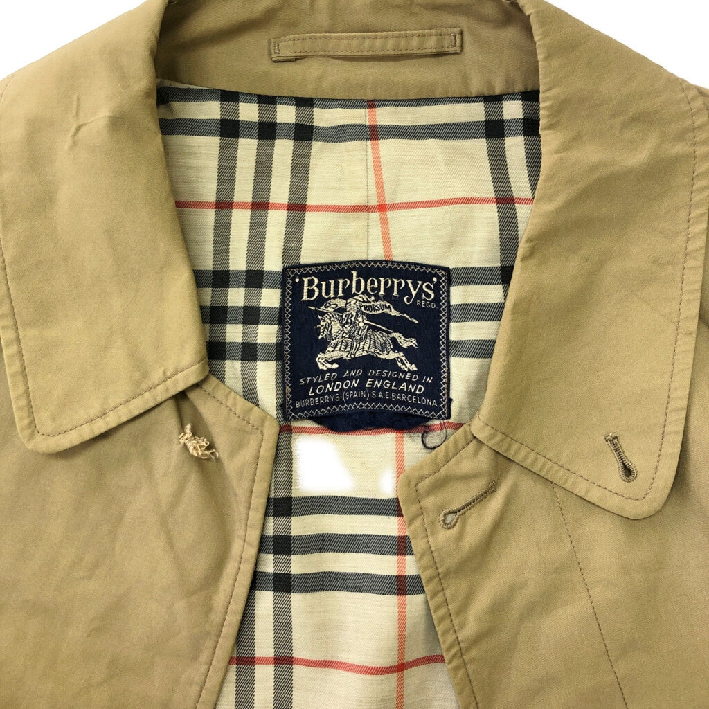 80s Burberrys Balmacaan Soutien Collar Coat
