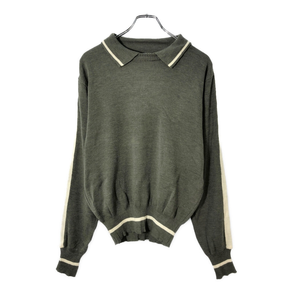 90s ADOLFO アドルフォ Knit Polo Shirt