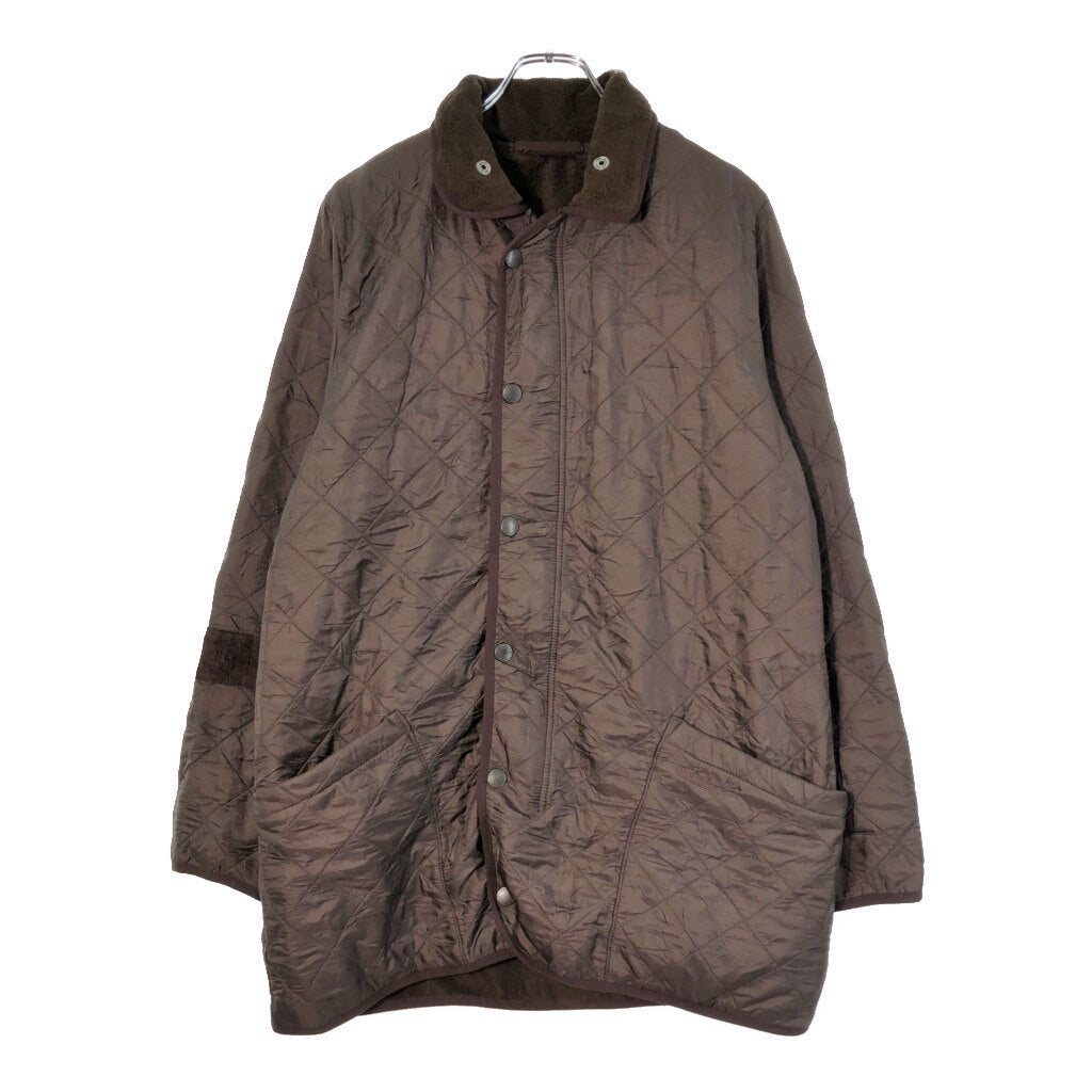 00s Barbour MICROFIBRE POLARQUILT LONG Nylon Jacket