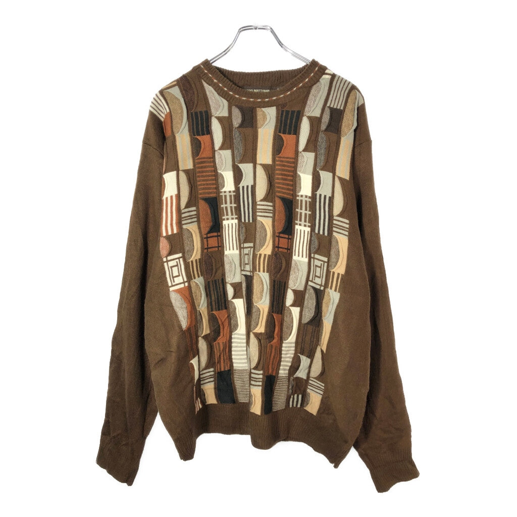 GIOGIO BERTTYNARI 3D Knit Sweater