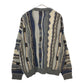 90s QUATTARO CASTELLA Patterned Cardigan