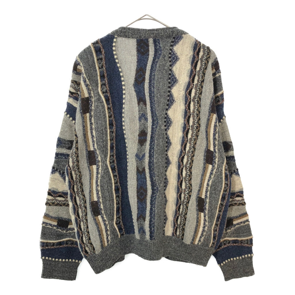 90s QUATTARO CASTELLA Patterned Cardigan