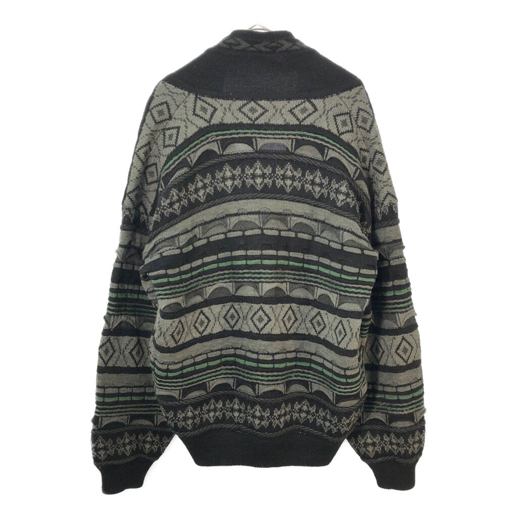 80s KRYSTYNA Patterned Cardigan