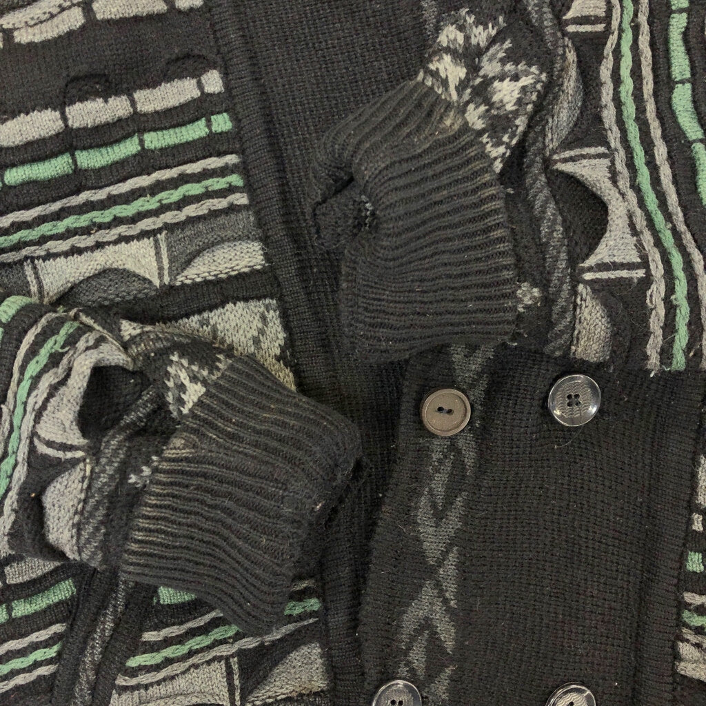 80s KRYSTYNA Patterned Cardigan