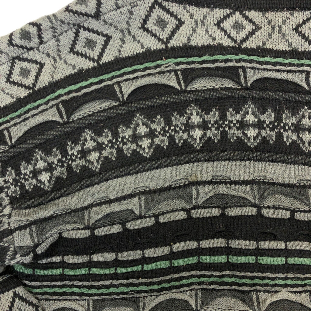 80s KRYSTYNA Patterned Cardigan