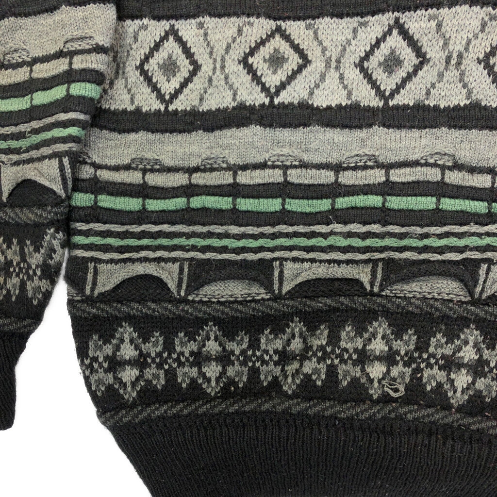 80s KRYSTYNA Patterned Cardigan