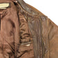 80s Banana Republic A-2 Flight Jacket Leather Jacket