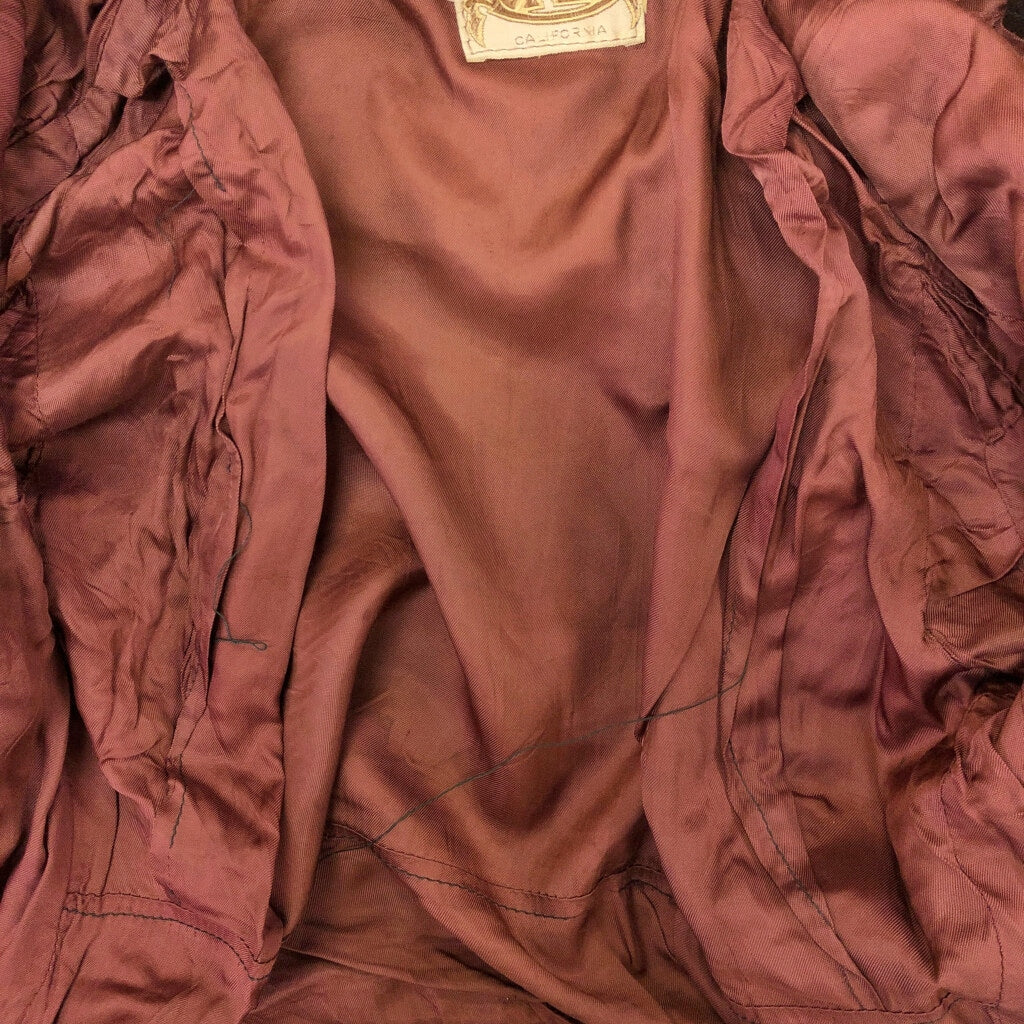 80s Spilit-S AVIATION G-1 Flight Jacket Leather Jacket