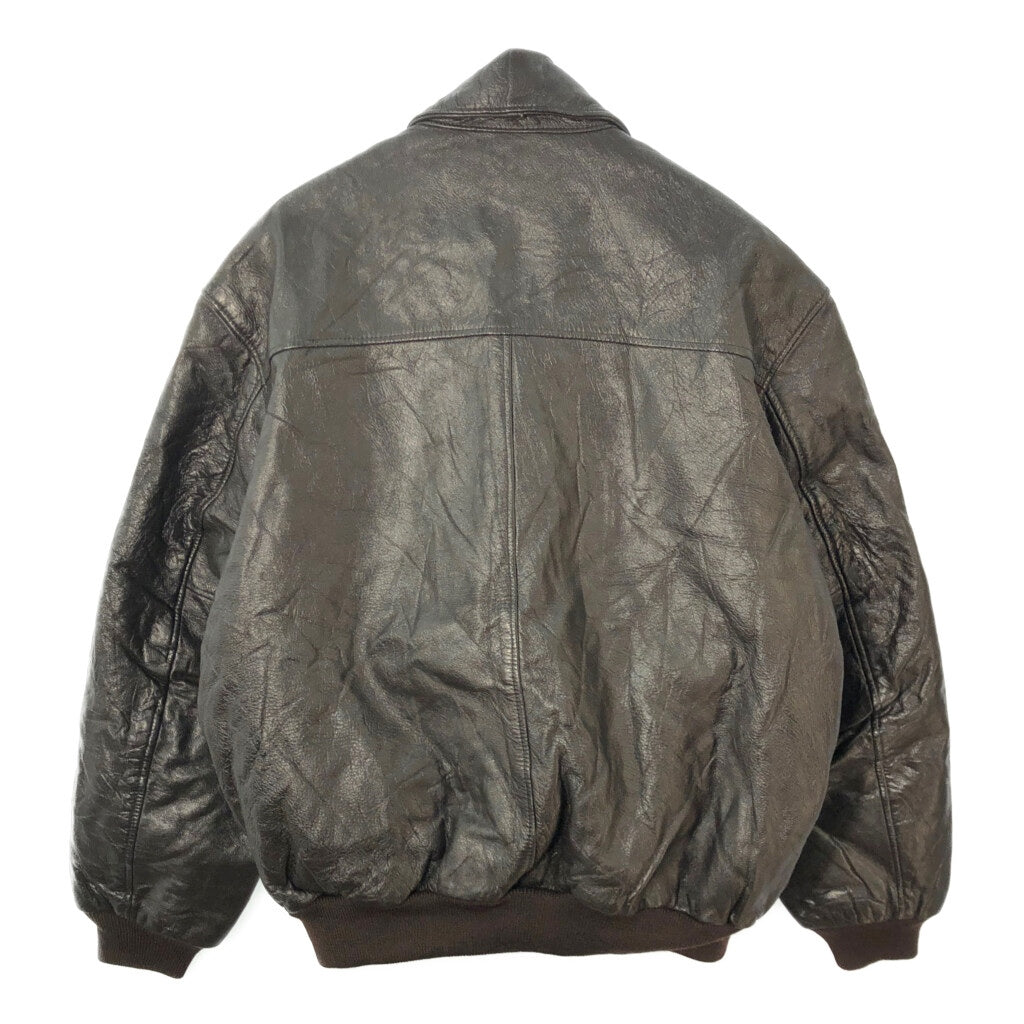 80s L.L.Bean A-2 Flight Jacket Leather Jacket