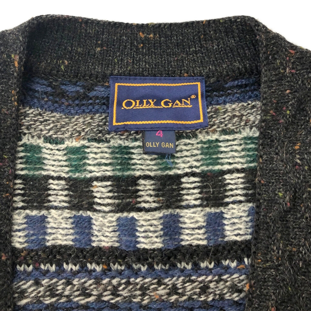 OLLY GAN Patterned Cardigan
