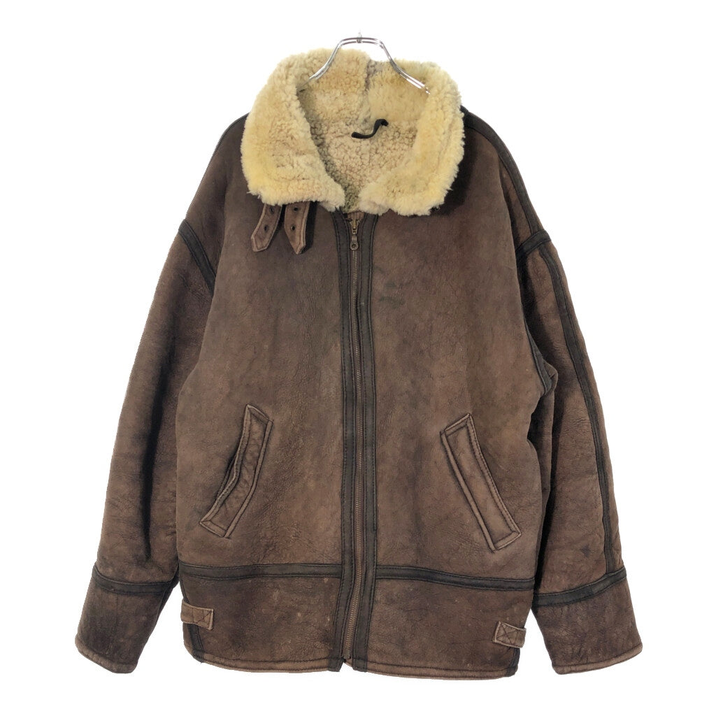 80s Gino Ginero Shearling Leather Jacket