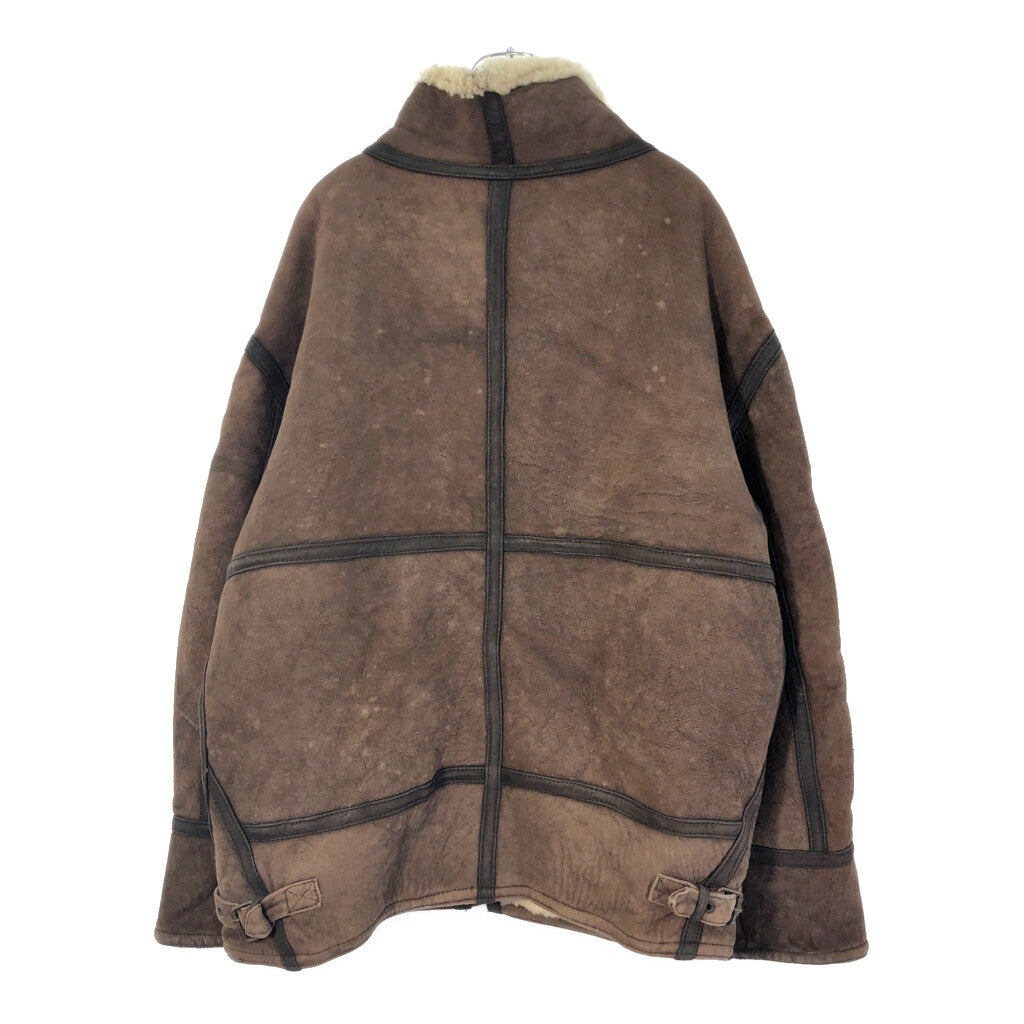 80s Gino Ginero Shearling Leather Jacket