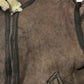 80s Gino Ginero Shearling Leather Jacket