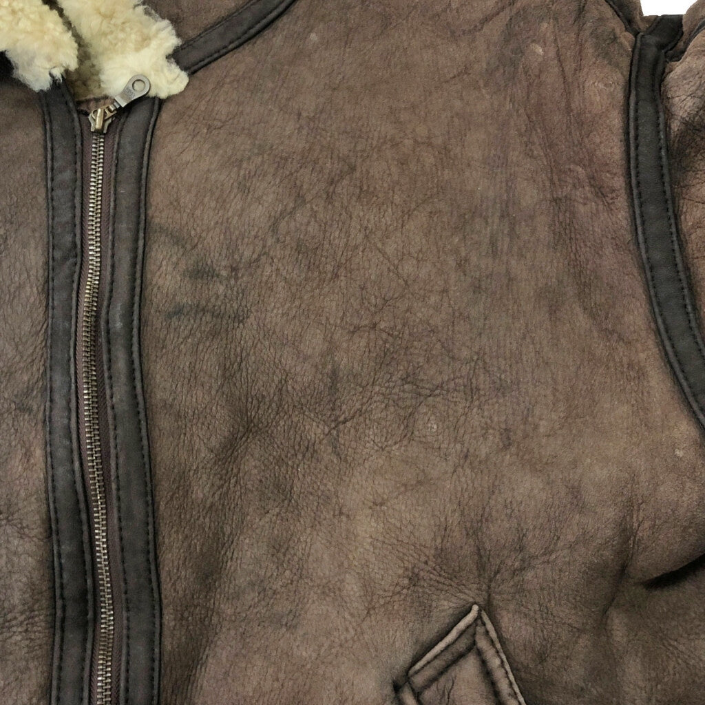 80s Gino Ginero Shearling Leather Jacket