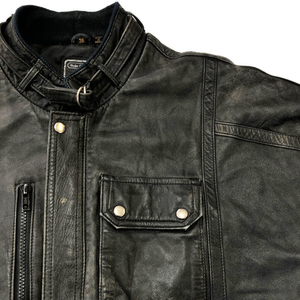 80s Hein Gericke Single Riders Leather Jacket