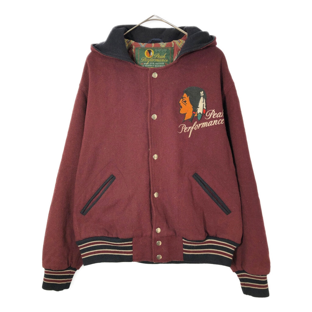 90s Peak Performance Varsity Stadium Jacket