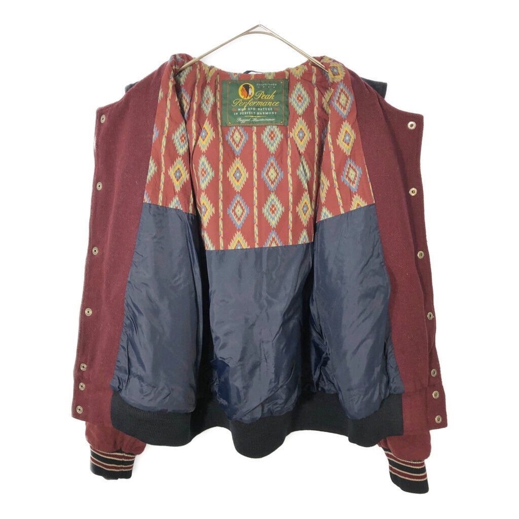 90s Peak Performance Varsity Stadium Jacket