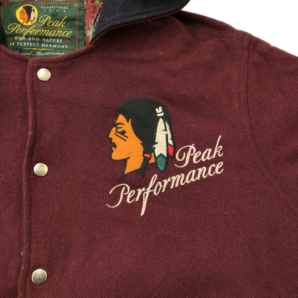 90s Peak Performance Varsity Stadium Jacket
