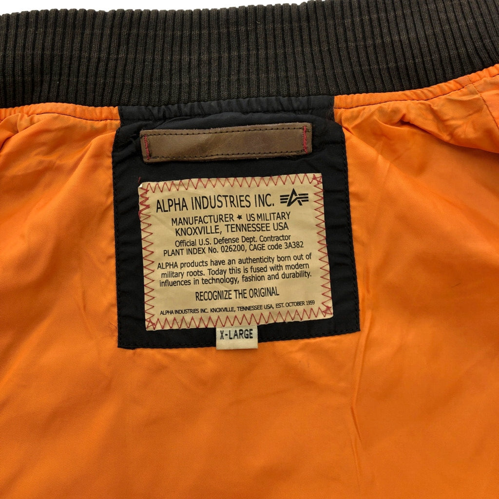 ALPHA INDUSTRIES MA-1 Flight Jacket Military Jacket