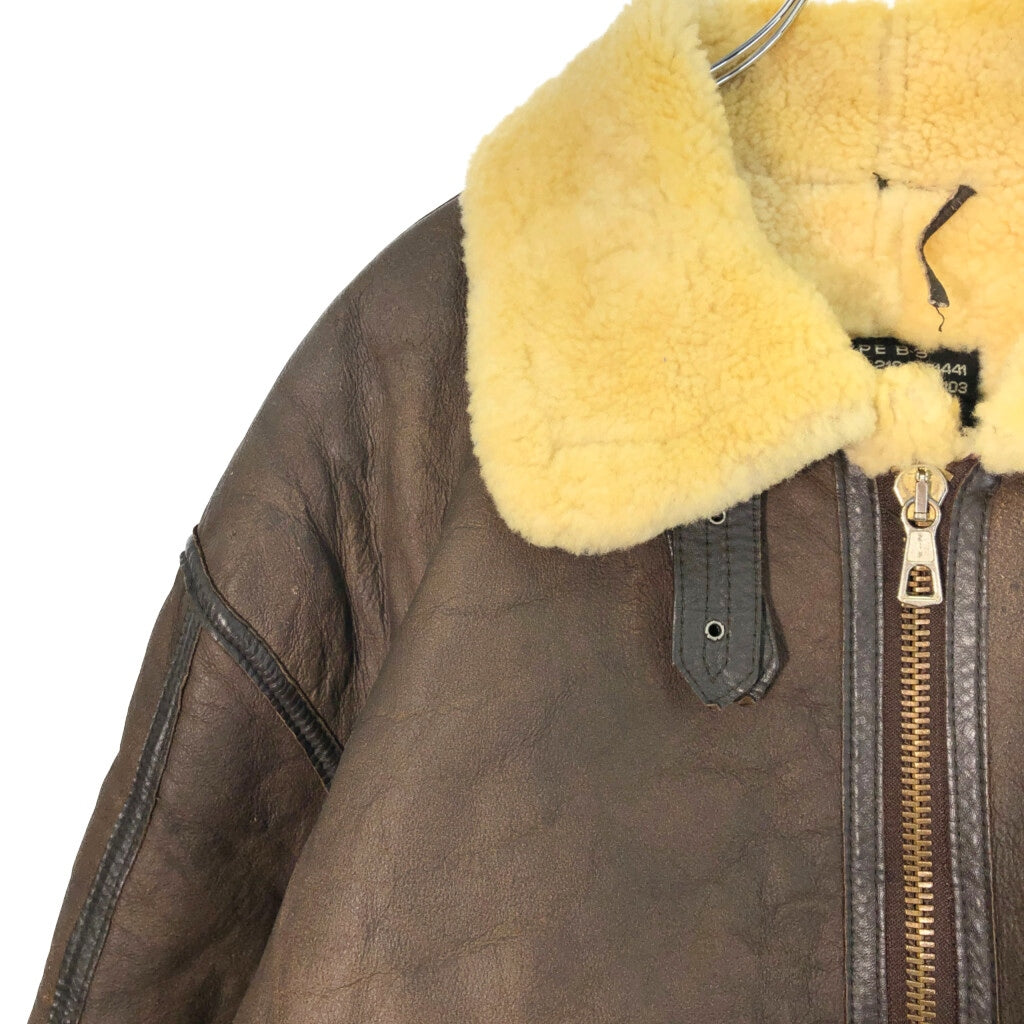 AVIATION B-3 Flight Jacket Leather Jacket