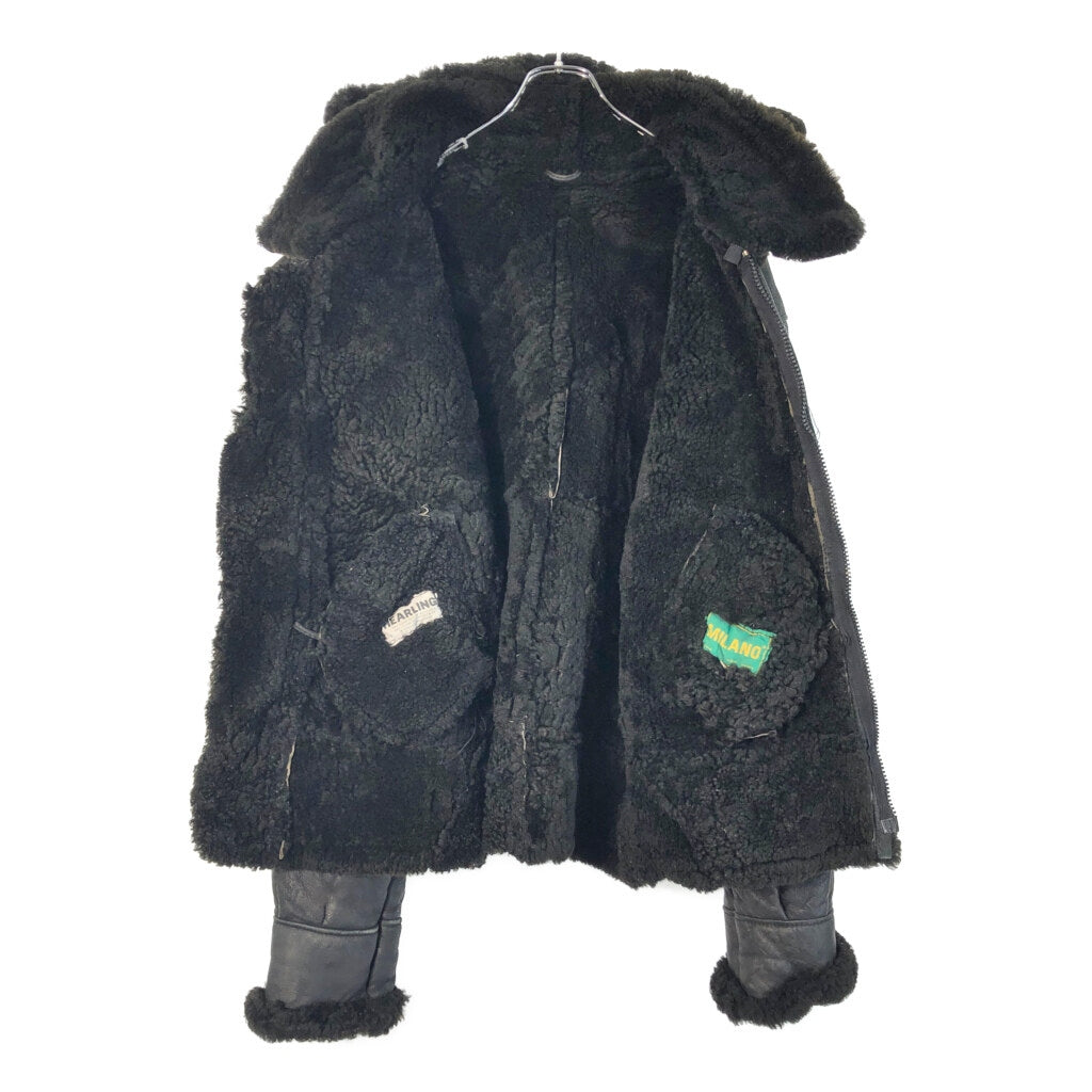 80s MILANO Shearling Leather Jacket