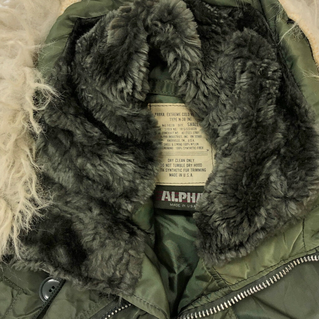 ALPHA INDUSTRIES N-3B Flight Jacket Military Jacket