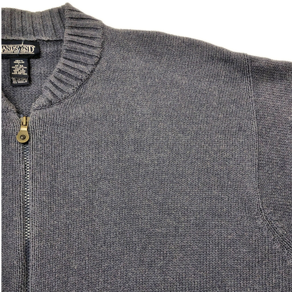 90s LANDS' END Full Zip Sweater