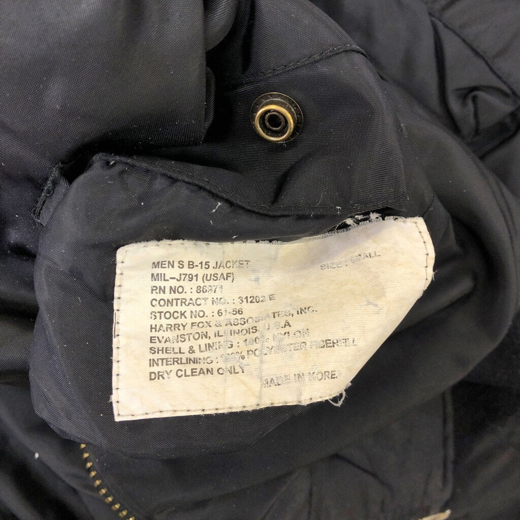 HARRY FOX&ASSOSIATES B-15 Flight Jacket Military Jacket