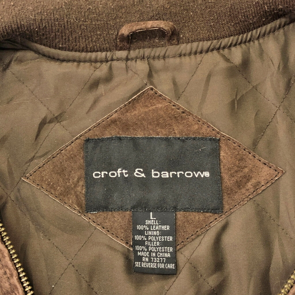 Croft & barrow Leather Jacket