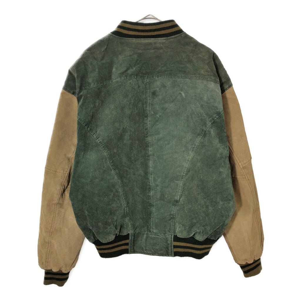 GLOBAL IDENTITY Varsity Leather Jacket