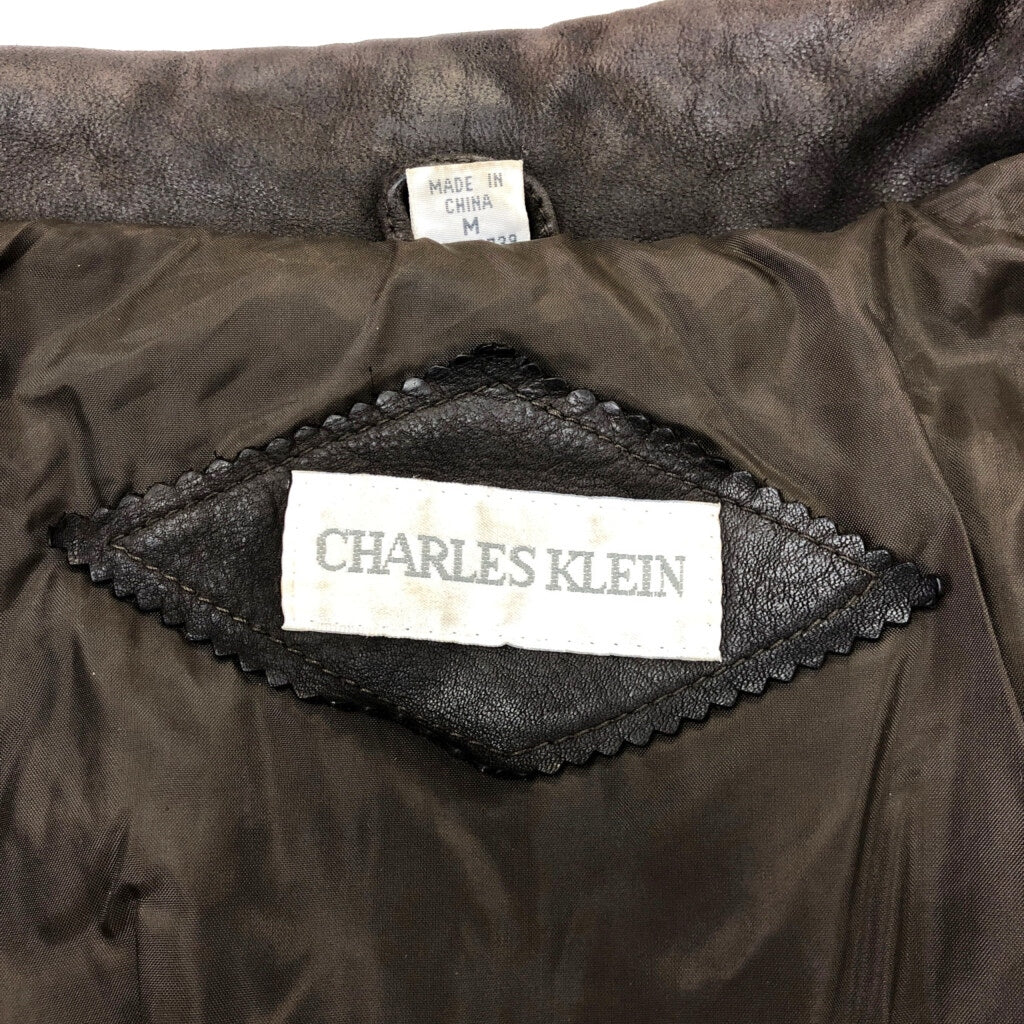 CHARLES KLEIN Leather Jacket