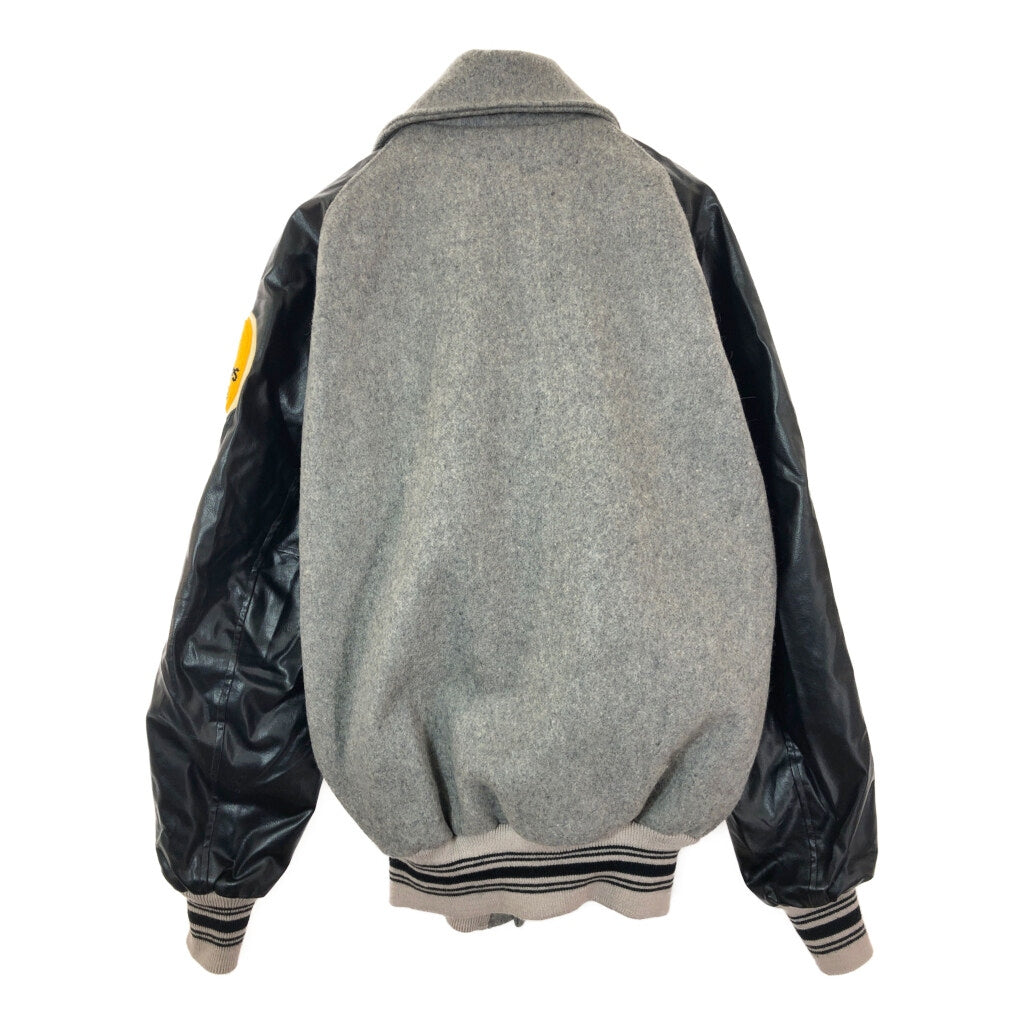 70s Fab Knit Varsity Stadium Jacket