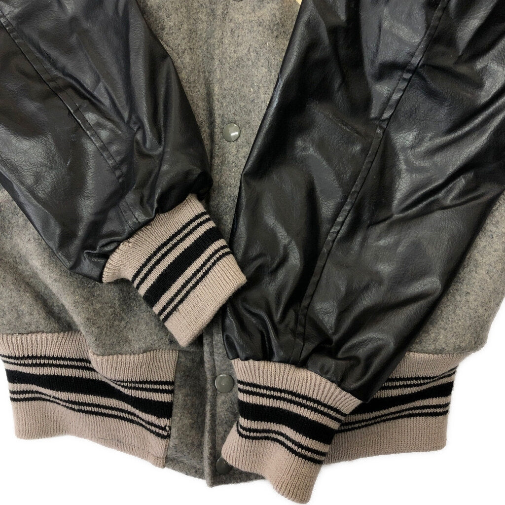 70s Fab Knit Varsity Stadium Jacket