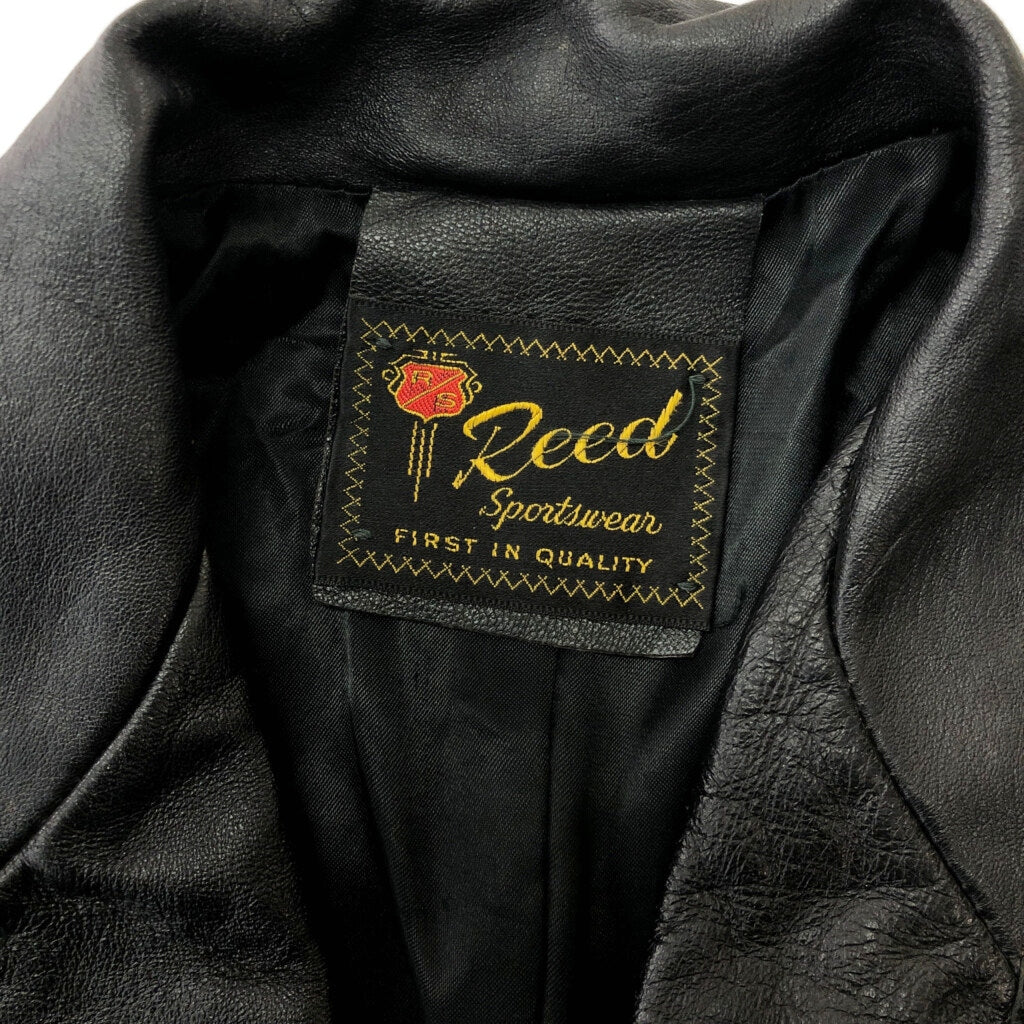 70s Reed Sportswear Leather Jacket
