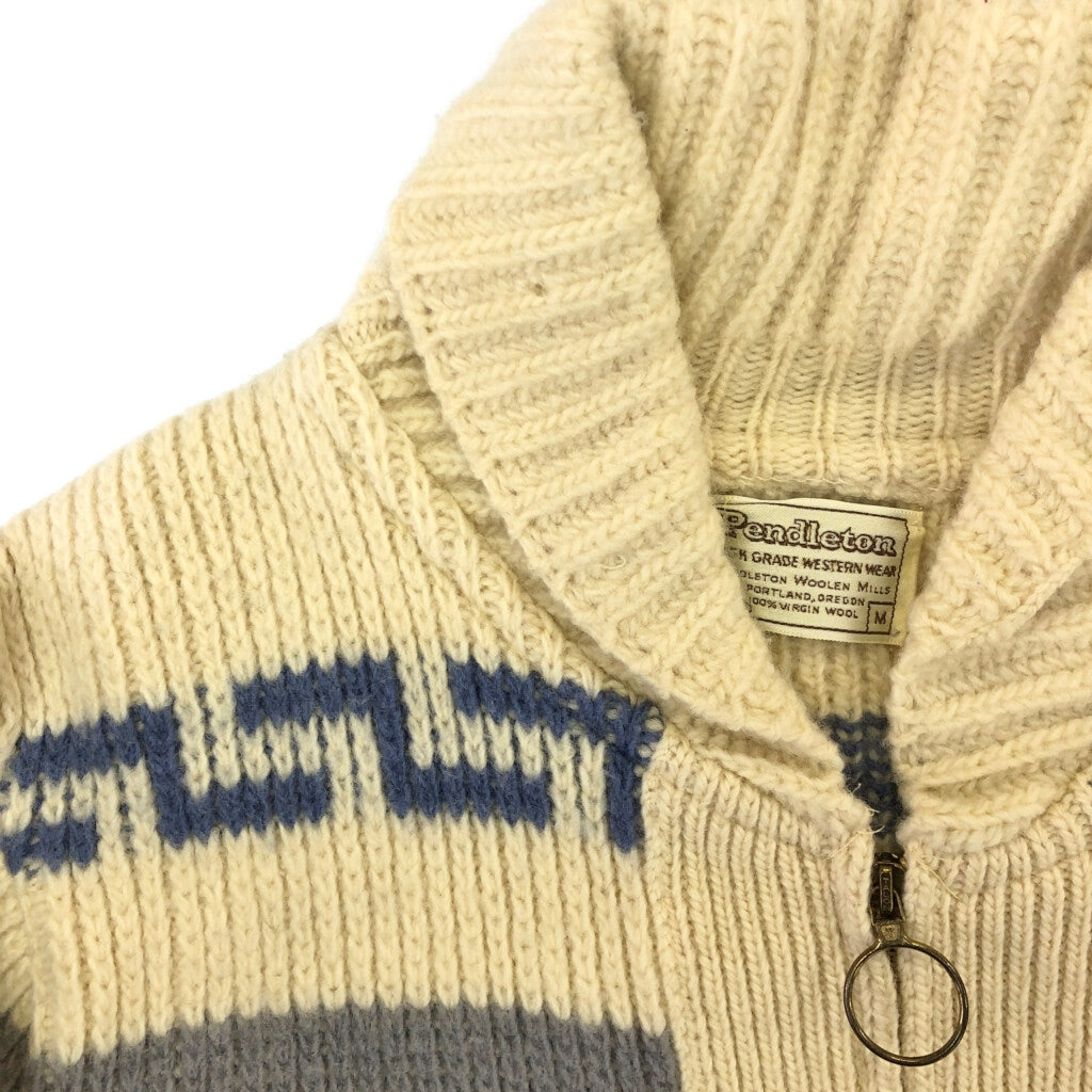 70s PENDLETON Cowichan Full Zip Sweater