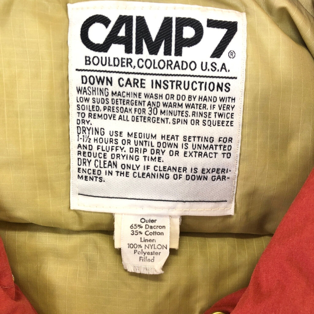 70s CAMP7 Down Vest