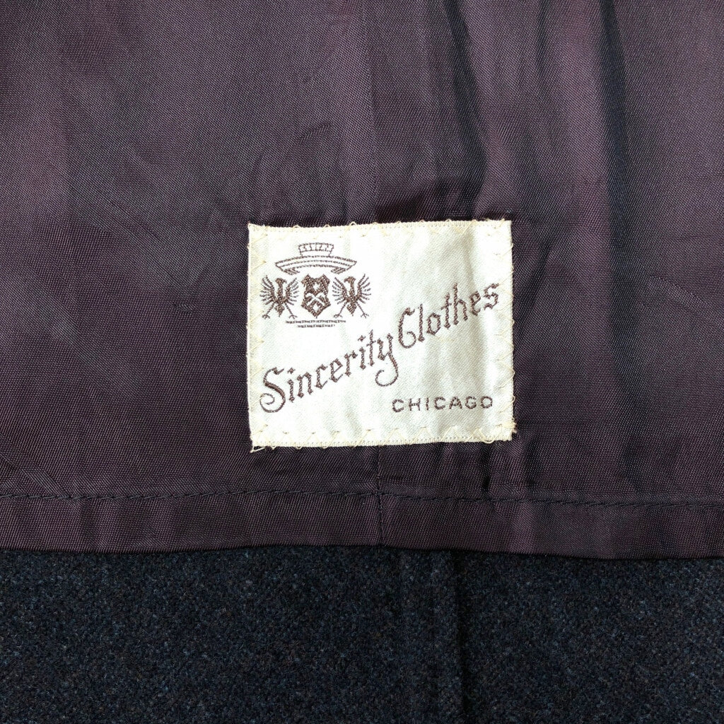60s Sincerity Clothes Balmacaan Soutien Collar Coat