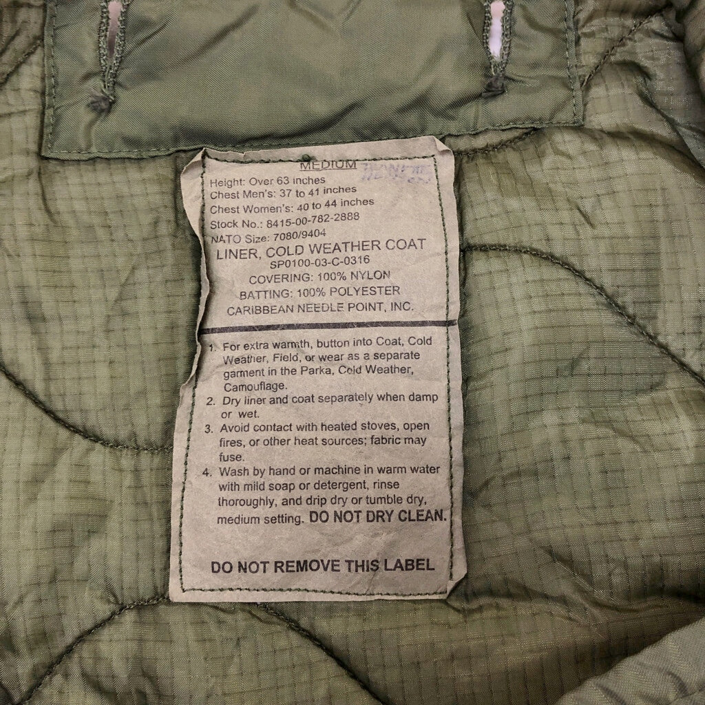 00s U.S. ARMY M-65 Liner Jacket Military Jacket
